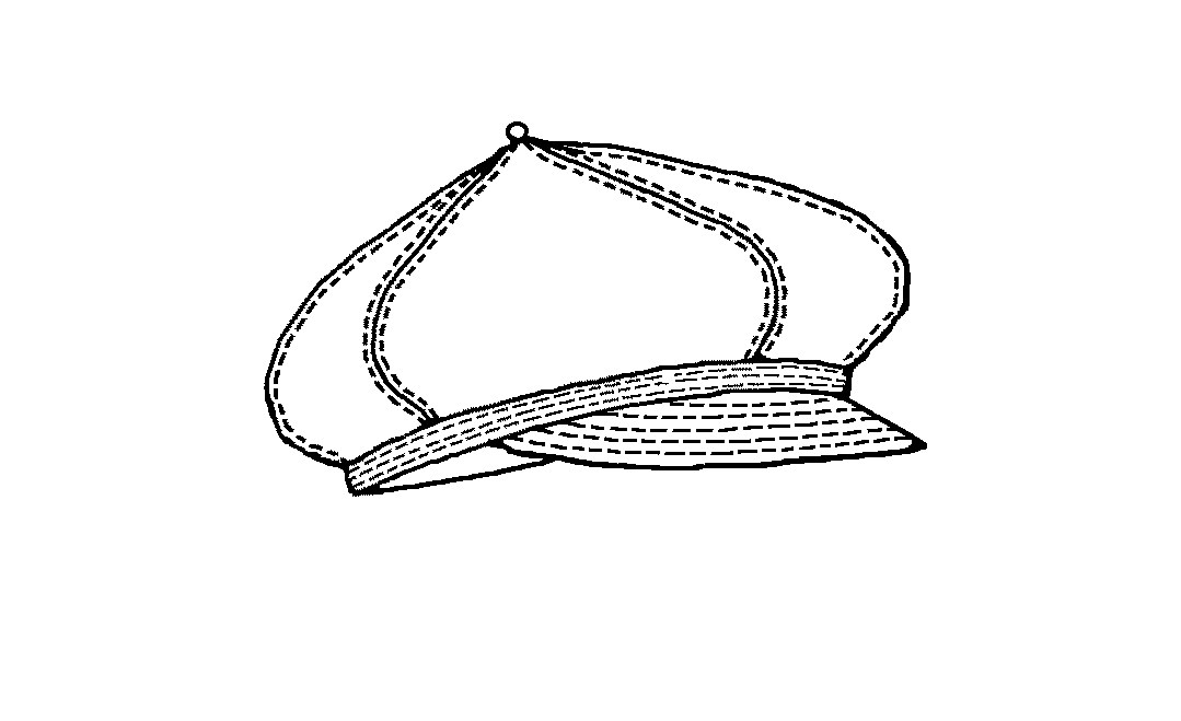Lekala Hat Technical Drawing
